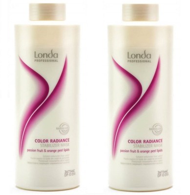 2 x Londa Color Radiance Stabilizer  Mask Farbstabilisator-Maske 2 x 1000 ml