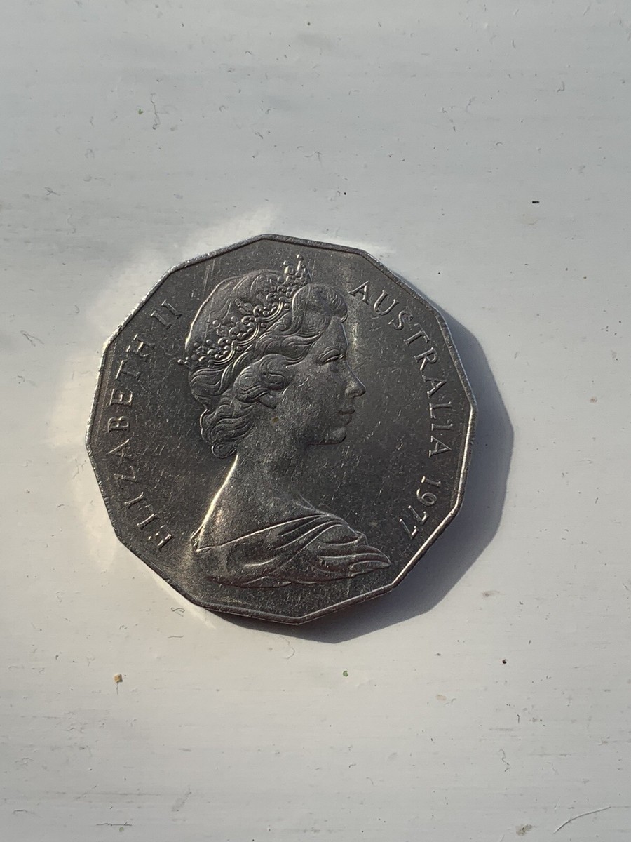 1977 SILVER JUBILEE 50c coin | eBay