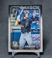 Jud Fabian Prospect Rookie 2024 Topps Pro Debut Card #PD-6 Bowie Baysox/Orioles. rookie card picture