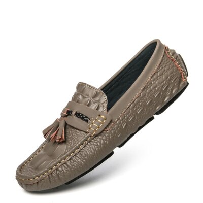 Summer Men's Casual Shoes Soft-Sole Lightweight Loafers Comfy Driving Shoes 
