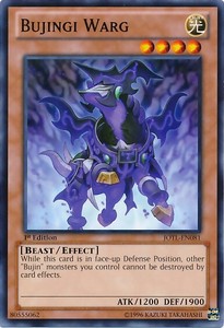 Bujingi Warg - JOTL-EN081 - Common - Unlimited Edition x3 - Lightly Played