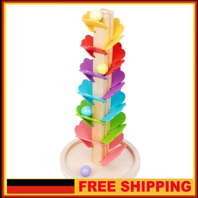 Wooden Ball Drop Toy Colorful Montessori Toy Educational Toys Boy & Girl Gifts D