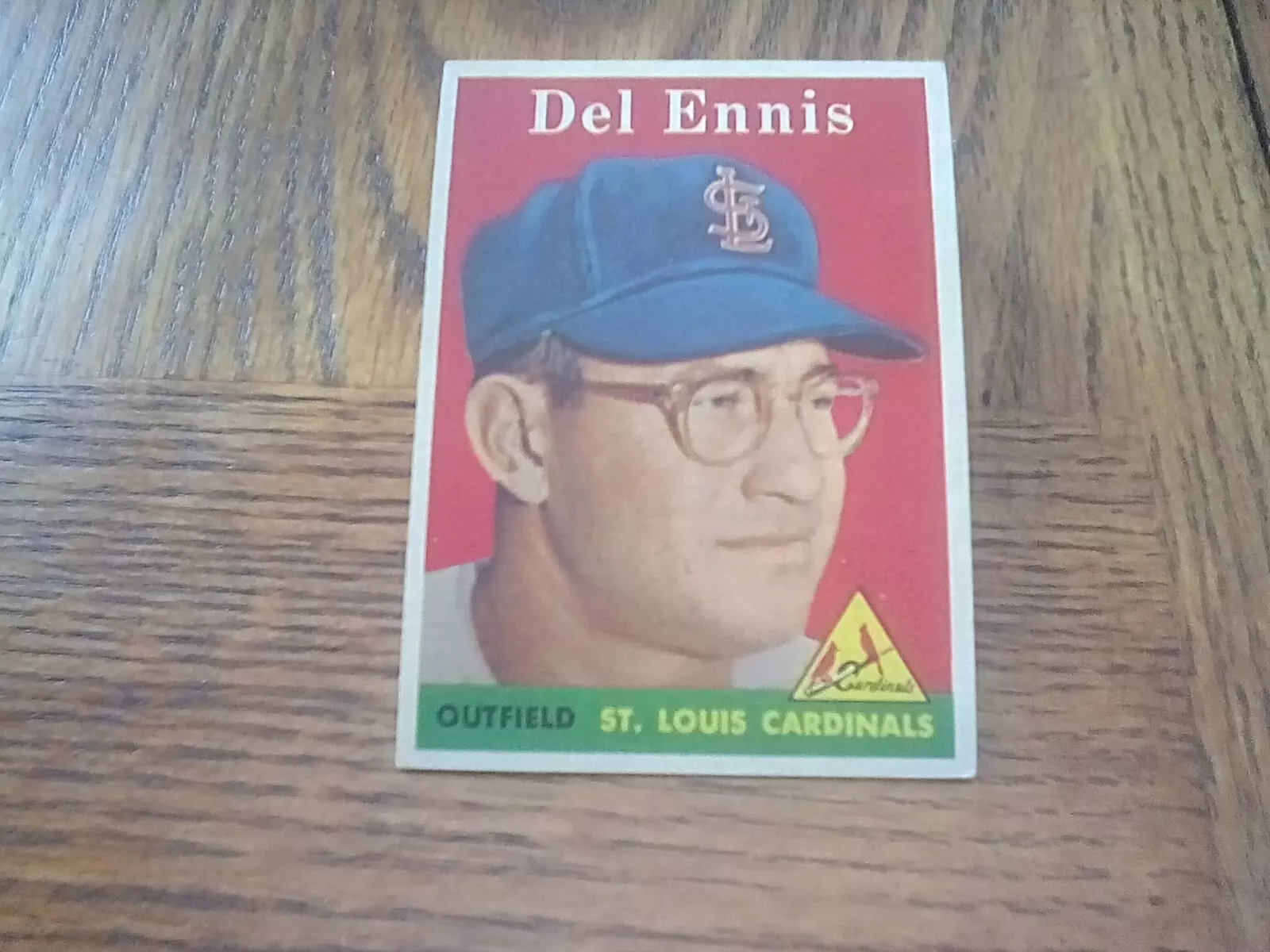 Del Ennis trading card