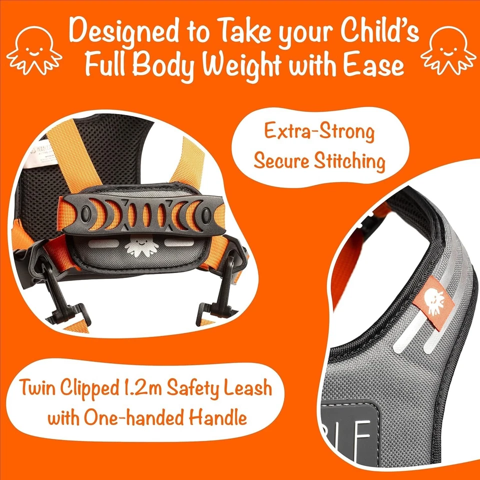 Arnés activo para niños, garantizando la seguridad diaria y apoyando la seguridad del autismo SEN... Foto 4 de 4