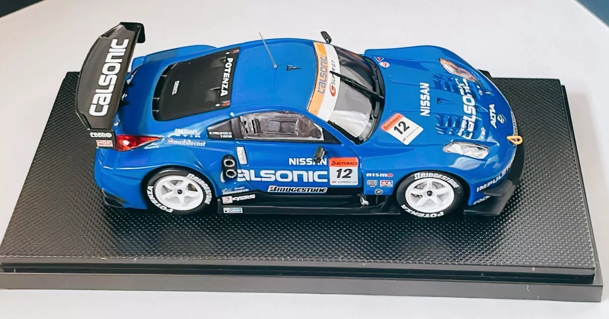 Nissan Calsonic IMPUL Z Super GT 2005 No,12 EBBRO 1:43 Die Cast Limited