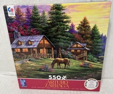 Ceaco "Rock Of Wolves" 550 Piece Jigsaw Puzzle By Arturo Zarraga ~ 24in x 18in