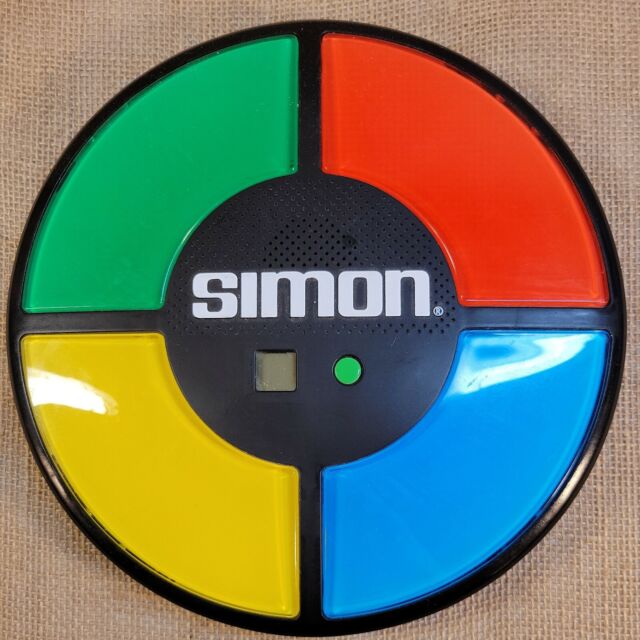 Simon Says Memory Electronic Board Game #1897 - Tested And Working - 2013