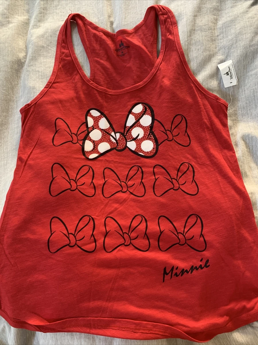 red minnie mouse tank top