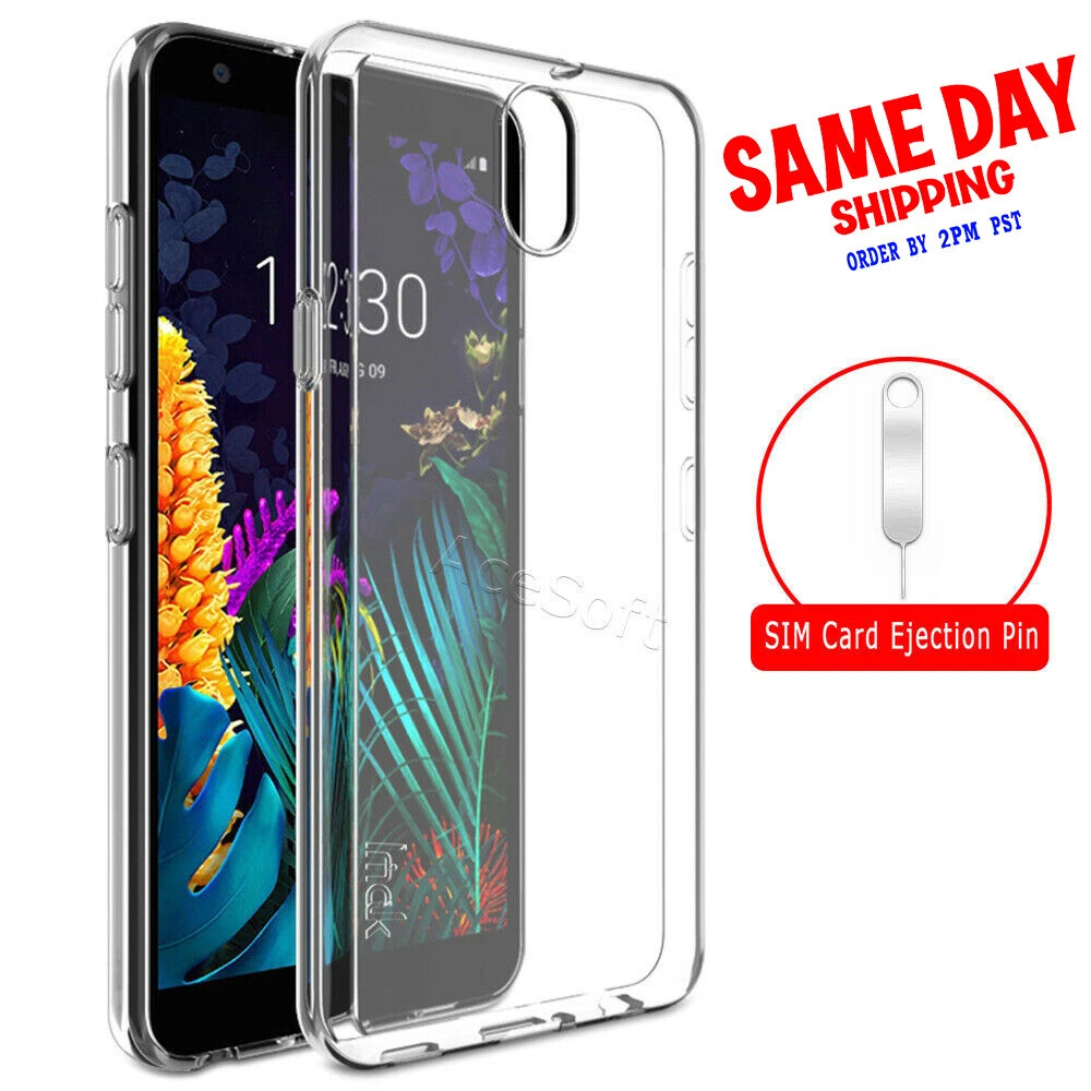 Shock Absorbing Premium Transparent Slim Soft TPU Case for LG