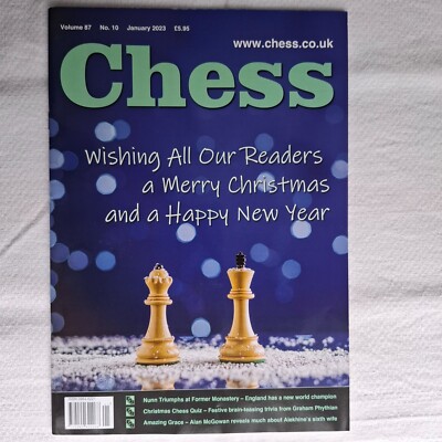 Schach Chess Weihnachtsausgabe Ivanchuks Superzug  Nr. 10 / Januar 2023