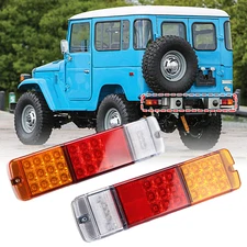 For Toyota Land Cruiser FJ40 FJ45 BJ40 HJ45 BJ42 Pair LED Rear Tail Light Lamp