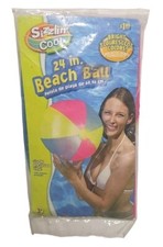 Toys R Us Vintage Sizzlin' Cool Inflatable Beach Ball 24" Inch Summer Ball NEW