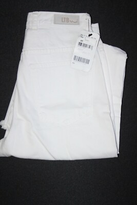 LTB Damen Jeans Schnitt Rock Höschen Dandy White - Weiß - 27/32 34 - 36