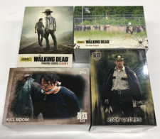 THE WALKING DEAD TRADING CARD COMPLETE BASE CARD SET x 4 SETS --(72+72+100+100)