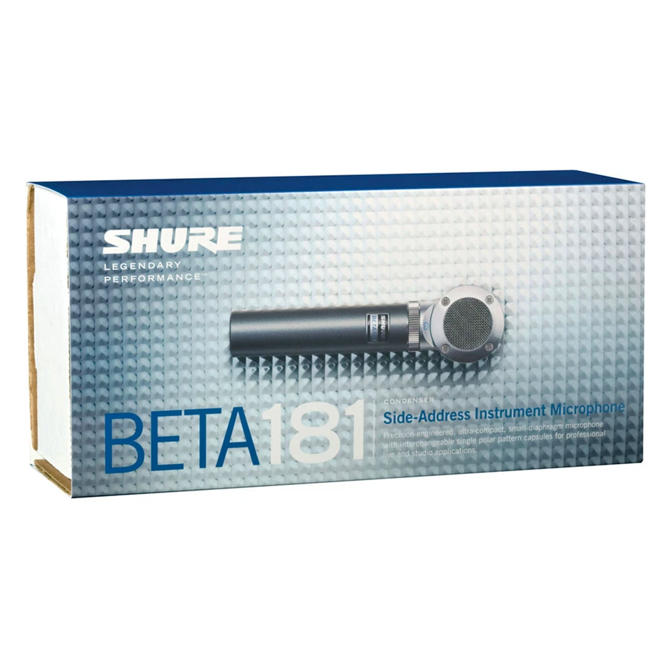 Shure BETA 181/BI Figure 8 Compact Side-Address Instrument Microphone - Image 2 of 2