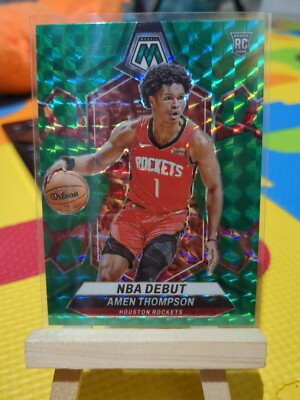 Amen Thompson - 2023-24 Panini Mosaic NBA DEBUT Green Mosaic