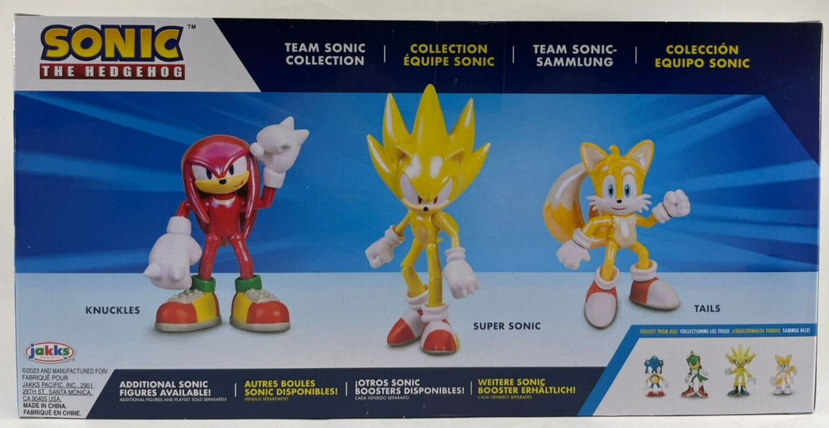 Sonic The Hedgehog Team Sonic Collection Action Figure Set - 3pk