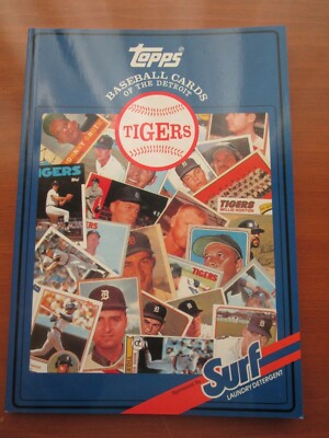 1987 DETROIT TIGERS TOPPS SURF BASEBALL CARDS BOOK 1952-1986 | eBay