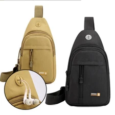 Men Sling Bag Crossbody Backpack Travel Casual Bag Shoulder Chest Bag Xmas Gift