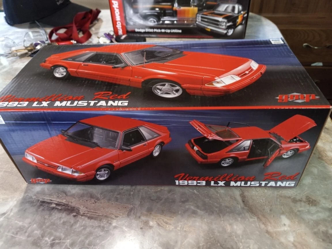GMP 1993 Mustang LX Vermillion Red 1 18 scale diecast model car