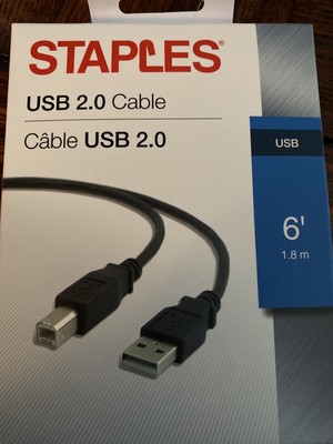 usb printer cable staples