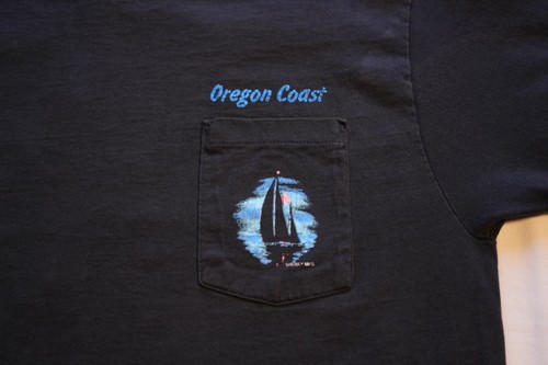 Vintage Oregon Coast T-Shirt, Front and Back Graphics - Picture 3 of 9