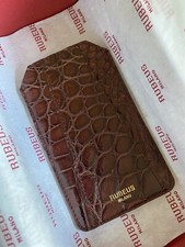 Brand NEW Rubeus Milano Italian Crocodile Leather Case High Fashion Quality