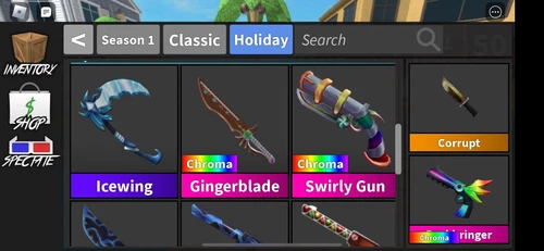 mm2 knifes roblox chroma corrupt rare rainbow digital darkbringer lightbringer 1