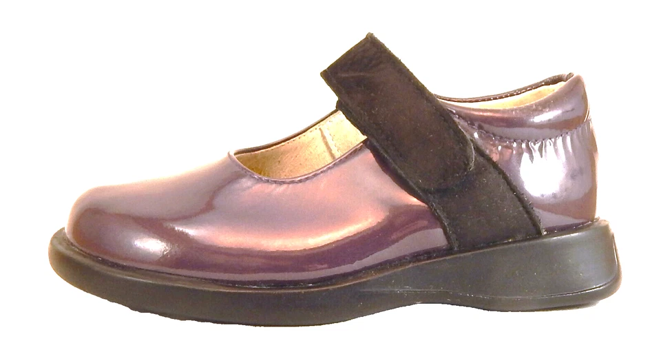 DE OSU-FARO - Испания - девочек фиолетовый лакированная кожа платье туфли - европейский - размер 8 - Изображение 3 из 4