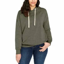 Buffalo David Bitton Women's Soft Hoodie Cozy Sweatshirt BLACK S HEATHER CEDAR S