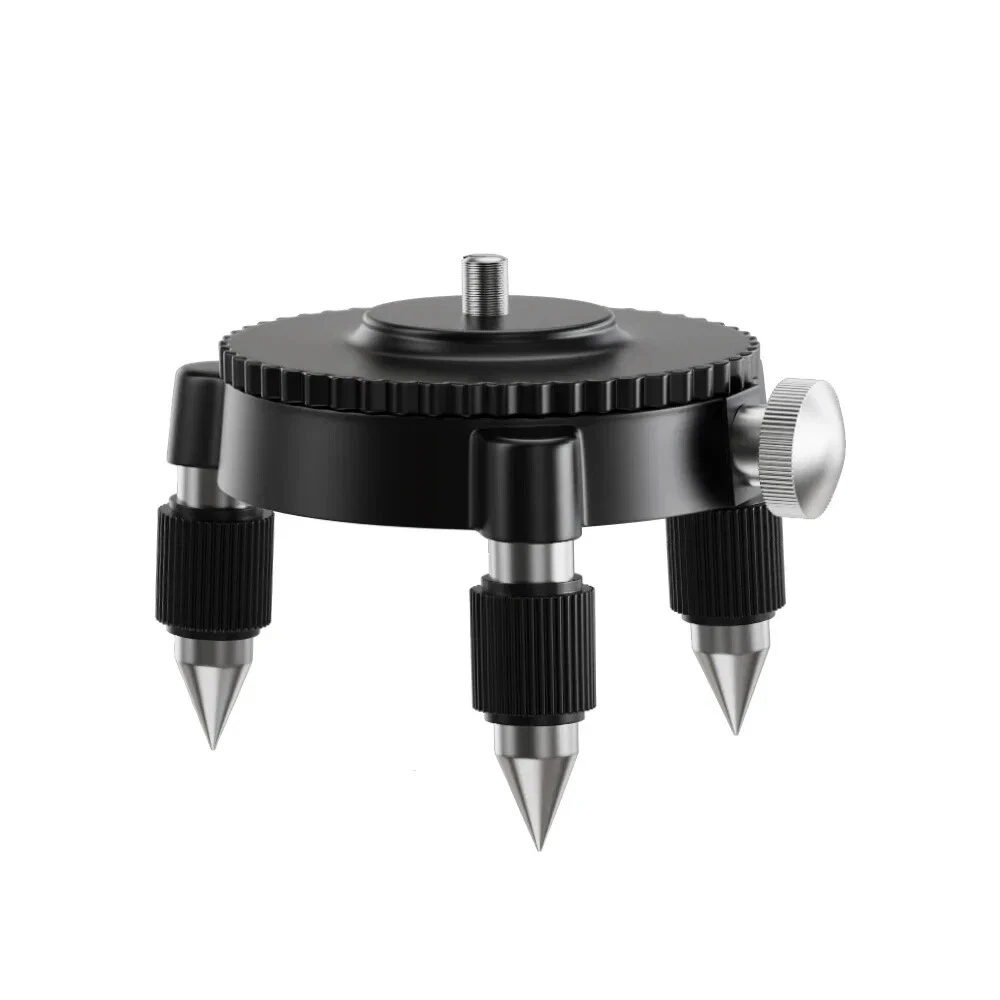 Adjustable Laser Level Metal Tripod Bracket 360 Rotation Base 1/4 Inch Interface