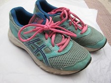 ASICS Kids US Size 3.5 Contend 5 teal/blue