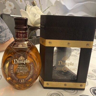 Dimple 15 years  mit Holzkiste