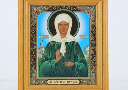 Icono moderno "Santa Matrona" icono ortodoxo - Imagen 2 de 4