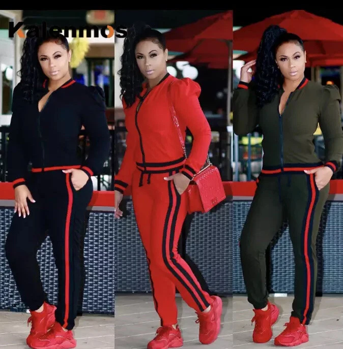 Fitted jogging suits hot sale