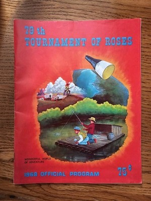 Rose Bowl 1968 79th Annual Event Official Souvenir Program Collectible