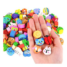 30 St&uuml;ck Radiergummis Tiere Set 2-3cm Durchmesser S&uuml;&szlig;es Design Sch&uuml;ler Zubeh&ouml;r