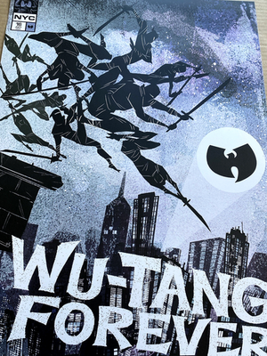 OFFICIAL WU-TANG CLAN POSTER POP-UP NYC MSG 2025 S/N #/155 SIGNED
