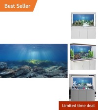Ocean Floor Fish Tank Background Underwater Stone Aquarium Background 36x20