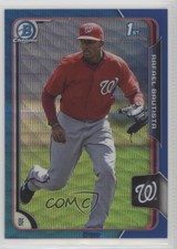 2015 Bowman Chrome Prospects Blue Wave Refractor Rafael Bautista #BCP42 0f8