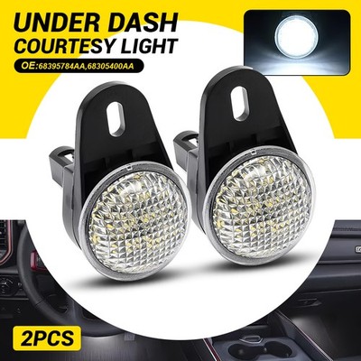 White LED Dash Under Courtesy Light For 1999-2022 Jeep Grand Cherokee WK WJ WK2
