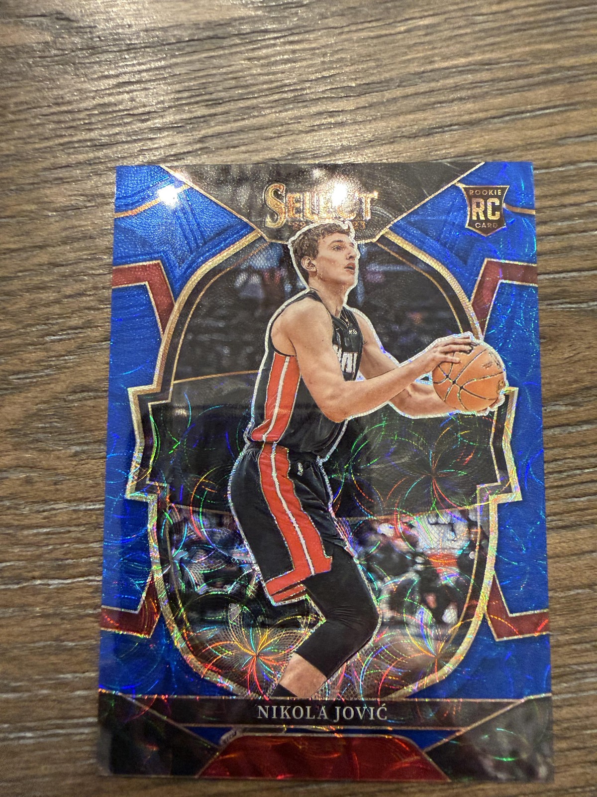 2022-23 Panini Select #91 Nikola Jovic Blue Scope Prizms #/249