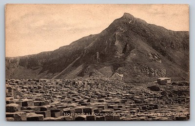 Giants Causeway Horizontal Formations Co Antrim  Postcard Lawrence Dublin