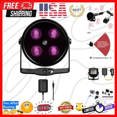 80ft IR Illuminator | AI4 No Hot Spot Wide Angle Infrared Light for Security ...
