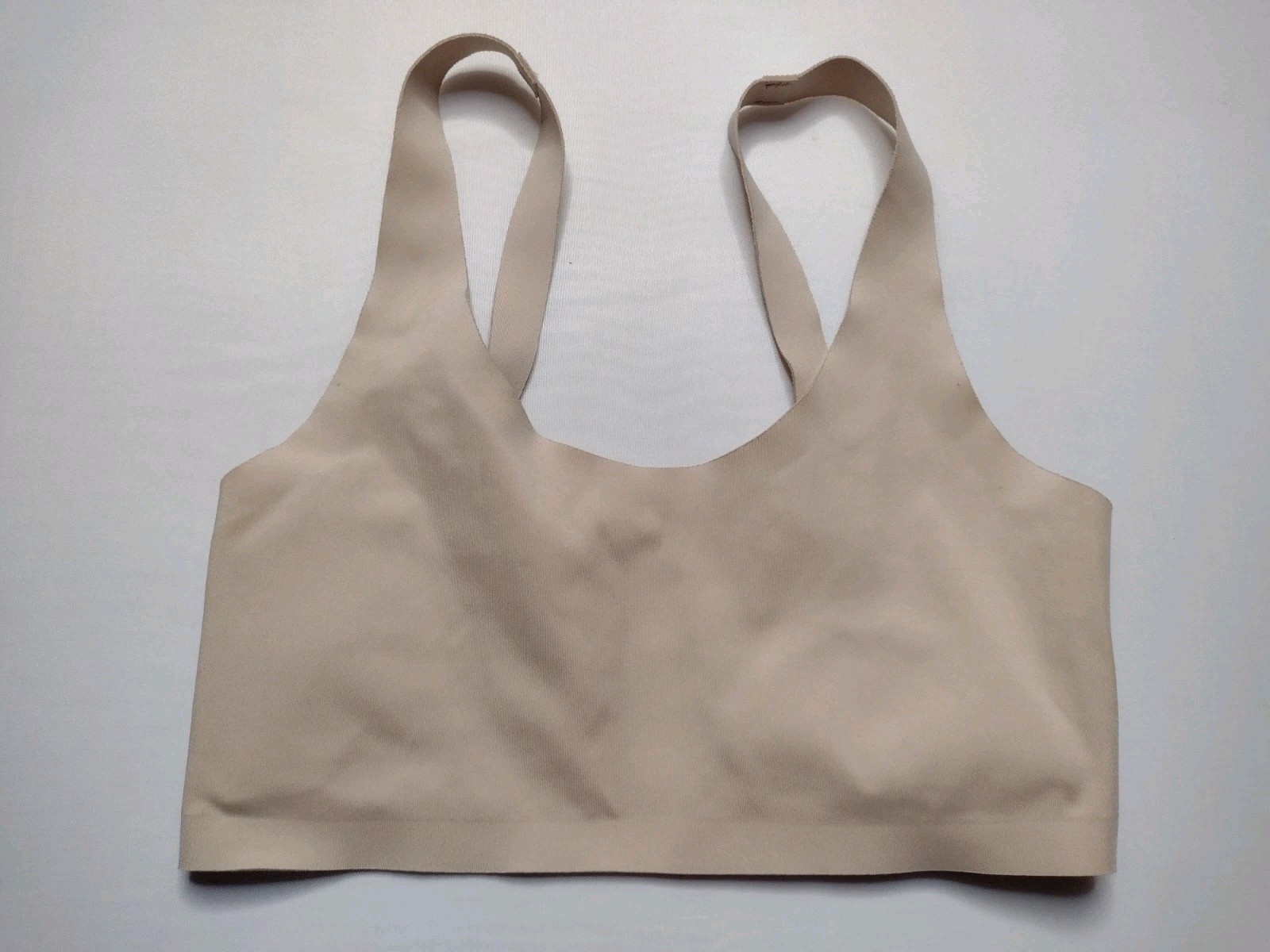 Hanes Women's Teen Pullover Comfort Seamless Beige Size XL Bralette R