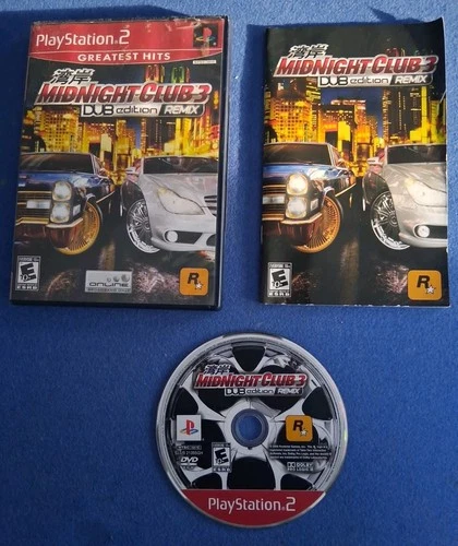 Midnight Club 3: DUB Edition - Remix GH (Sony PlayStation 2) Tested/Works