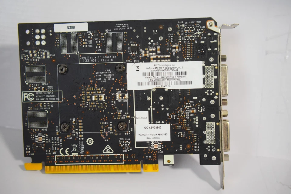 Clean, Barely Used PNY VERTO GeFORCE GTX 750 TI 2GB DDR5 PCI-E 2 DVI, mini-HDMI - Image 2 of 4