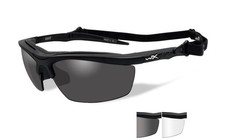 NEW Wiley X WX Changeable Guard Advanced Grey/clear Matte Black Sunglasses 4004