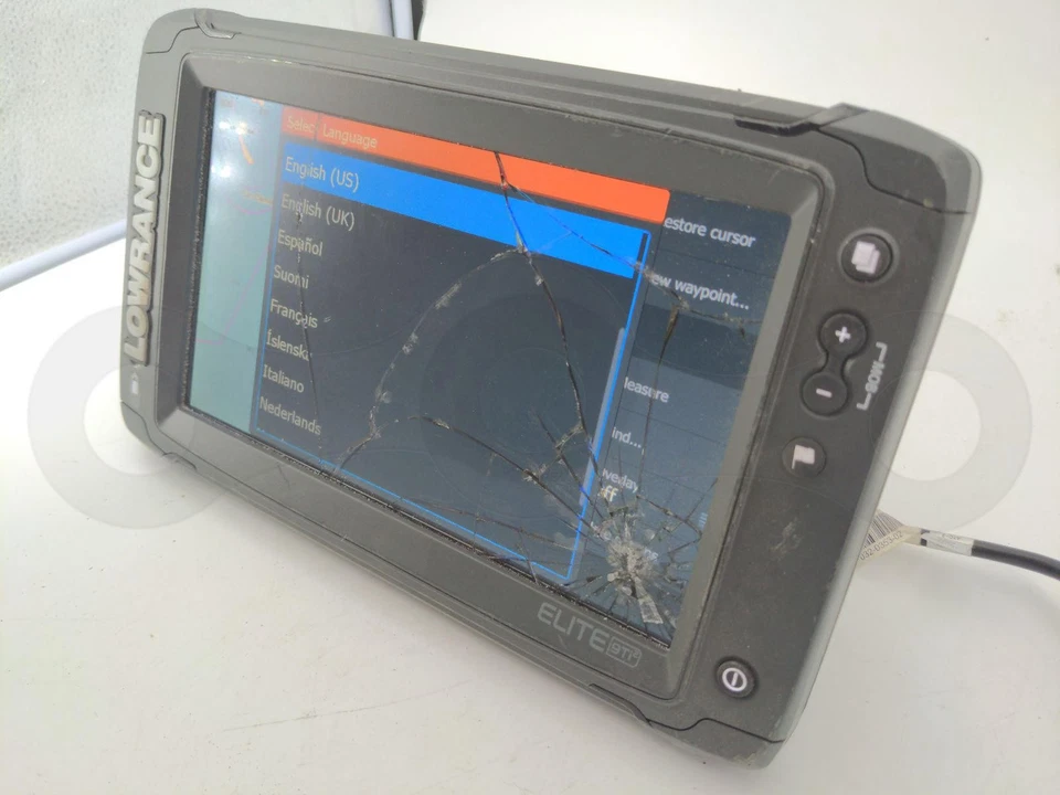 LOWRANCE ELITE 9 Ti2 BOAT FISHFINDER MULTIFUNCTIONAL SONAR RADAR MONITOR UNIT - Image 3 of 4