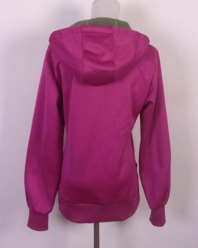 Chaqueta con Capucha Burton Dryride Magenta Cremallera Completa Usada en Excelente Condición para Mujer Talla M Foto 4 de 4